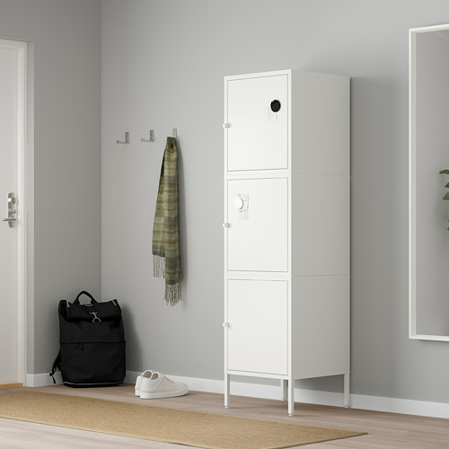 HÄLLAN - storage combination with doors, white | IKEA Taiwan Online - PE664029_S4