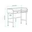 HAUGA/BJÖRKBERGET desk and storage combination