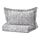 ÄNGSKLOCKA - duvet cover and pillowcase, white/grey | IKEA Taiwan Online - PE804020_S1