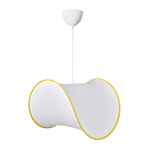 GREJSIMOJS/HAVSDJUP - pendant lamp, white/yellow, 45 cm | IKEA Taiwan Online - PE992000_S4