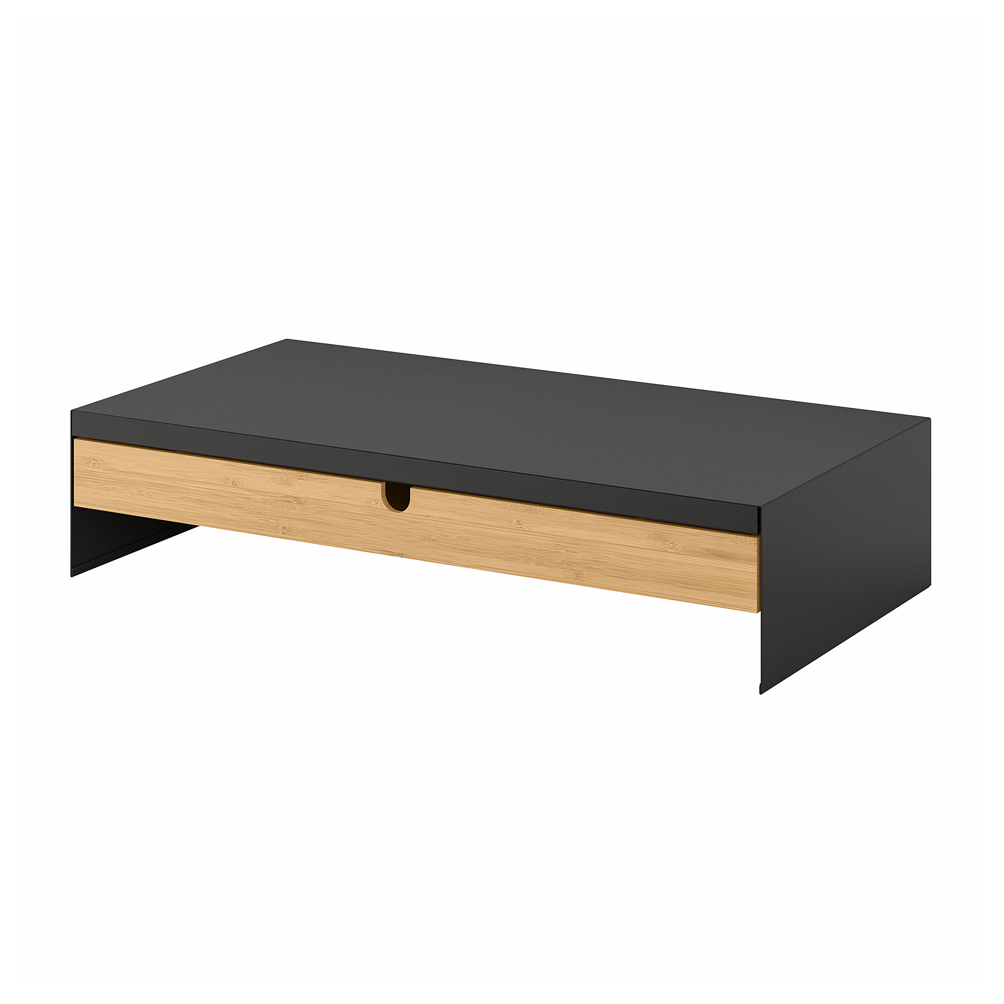 ELLOVEN monitor stand with drawer