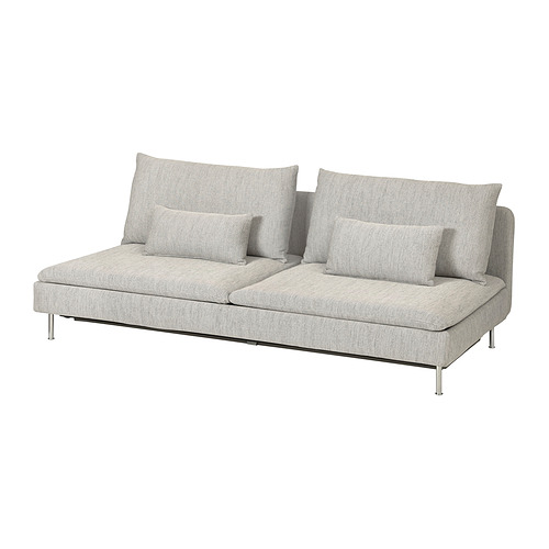 SÖDERHAMN 3-seat sofa-bed section