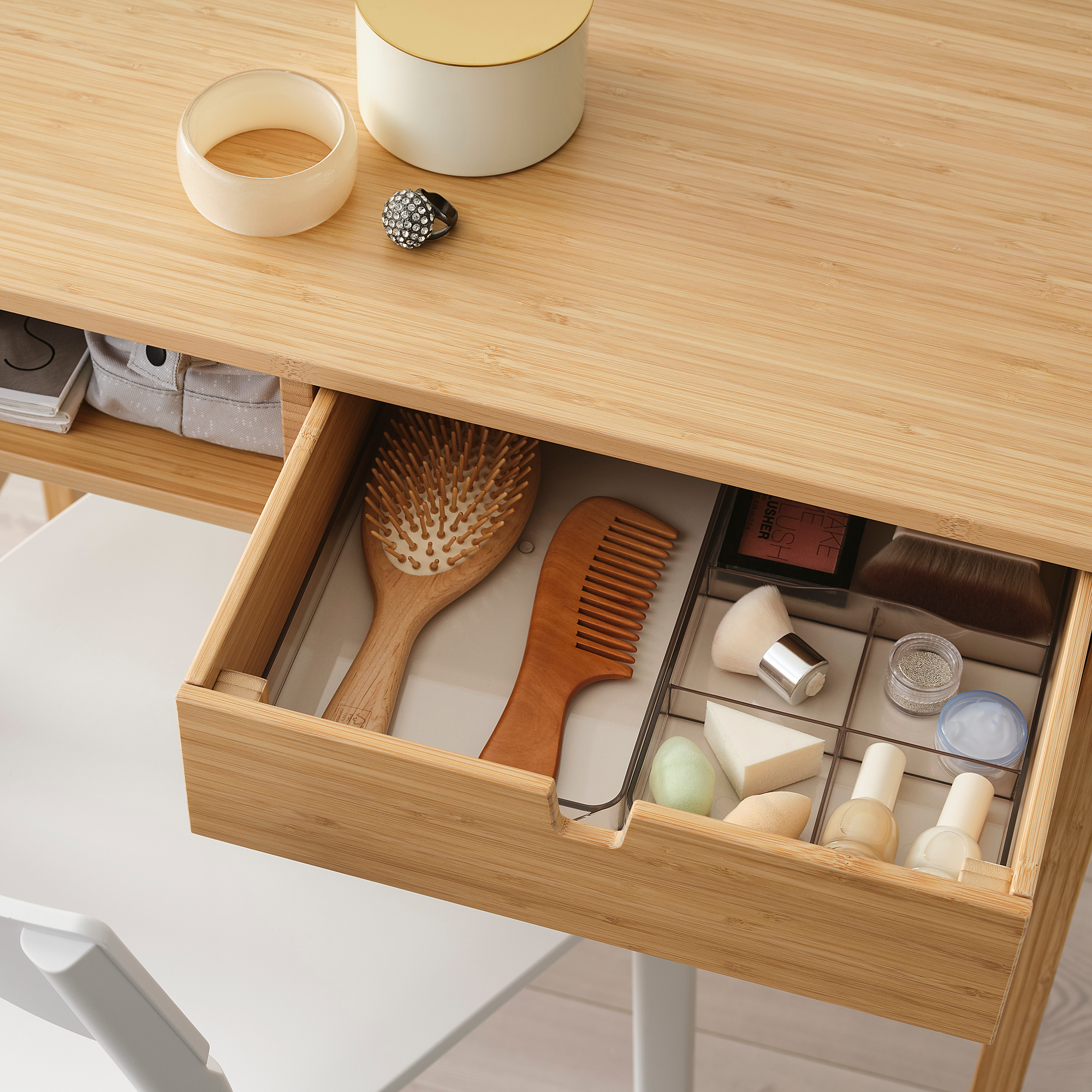 NORDKISA - dressing table, bamboo, 76x47 cm | IKEA Taiwan Online NORDKISA - dressing table, bamboo, 76x47 cm | IKEA Taiwan Online