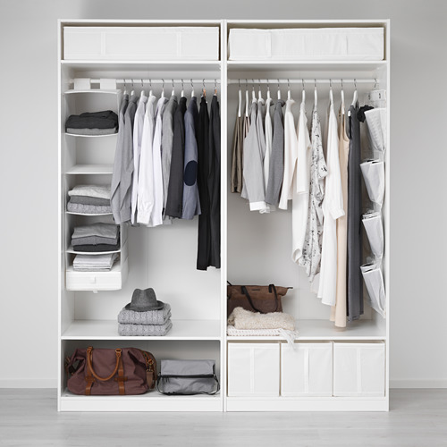 PAX - 衣櫃, 白色, 200x66x236公分 | IKEA 線上購物 - PE554738_S4