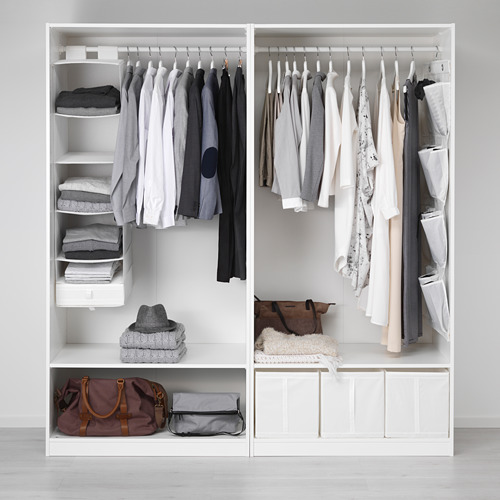 PAX - 衣櫃, 白色, 200x66x201公分 | IKEA 線上購物 - PE554735_S4