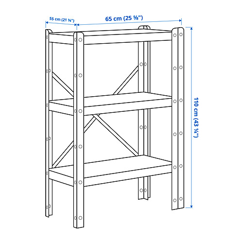 BROR 1 section/shelves