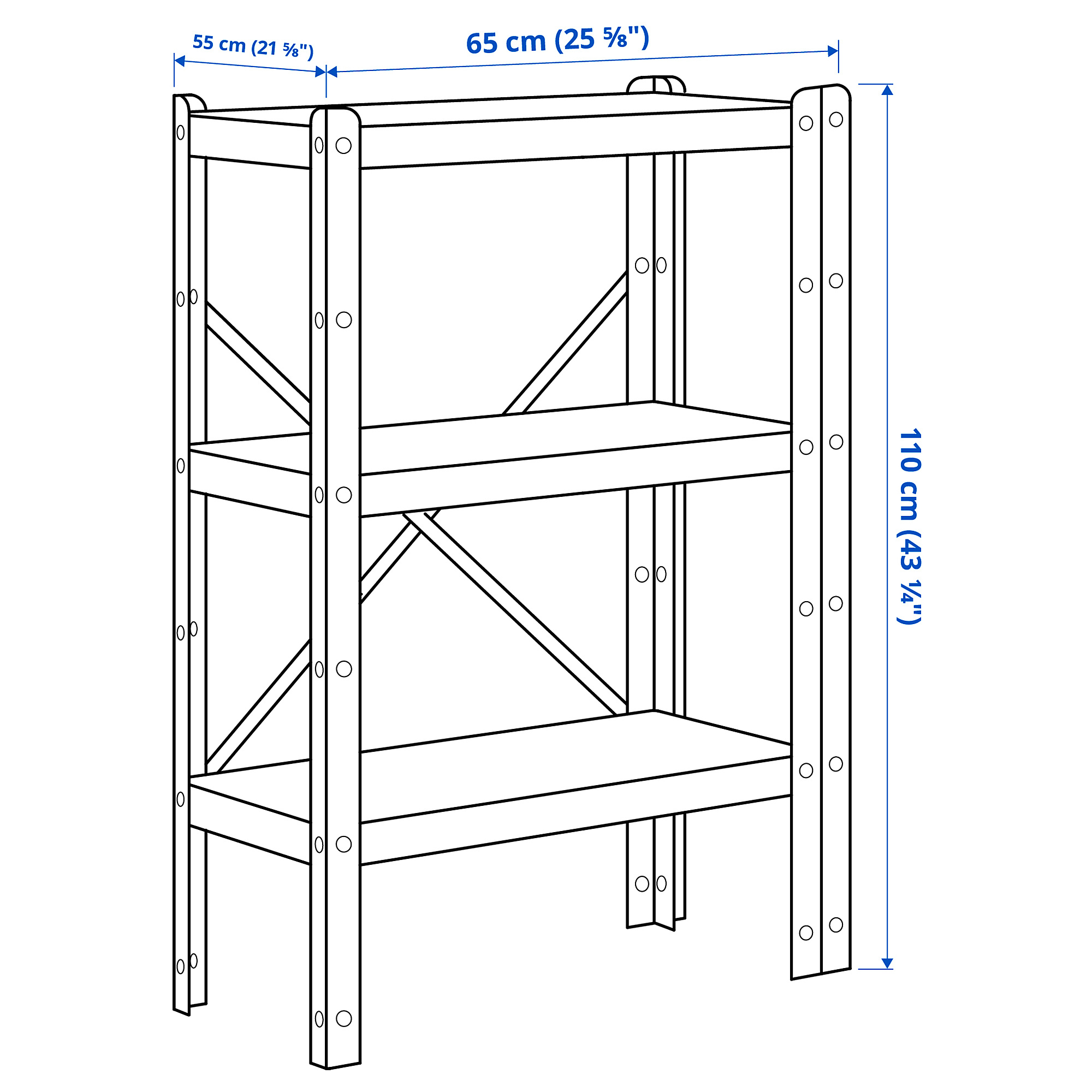 BROR shelving unit