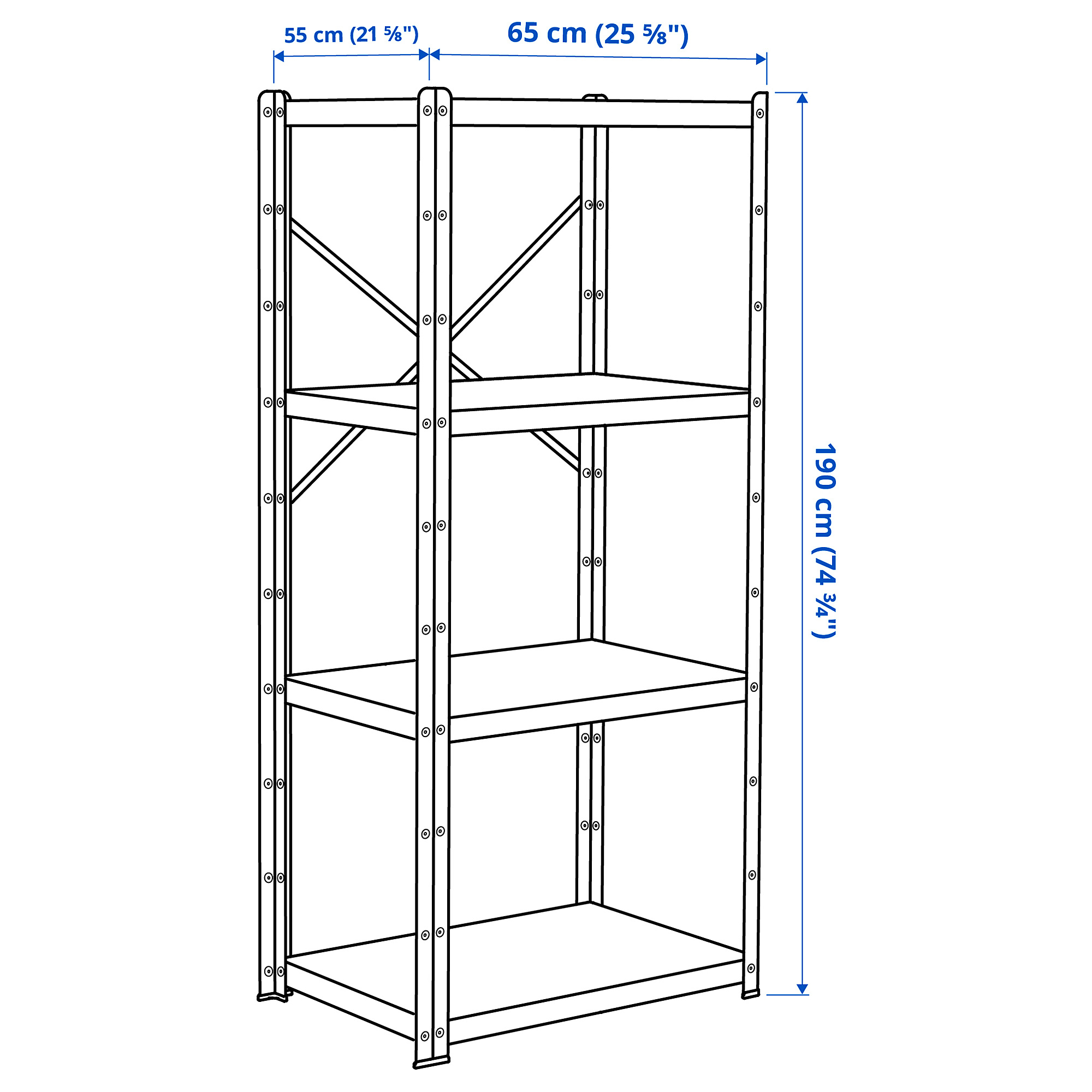 BROR shelving unit