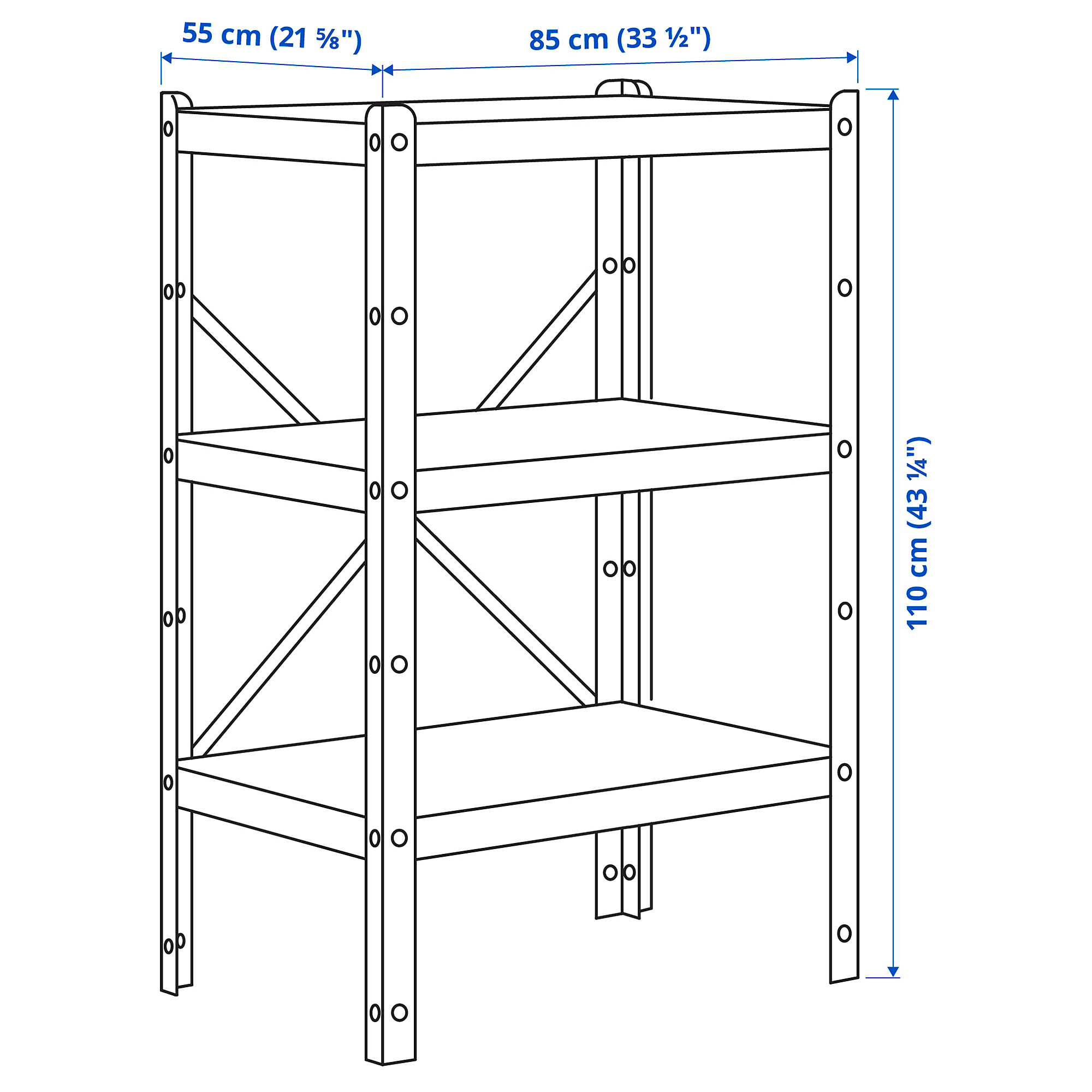 BROR 1 section/shelves