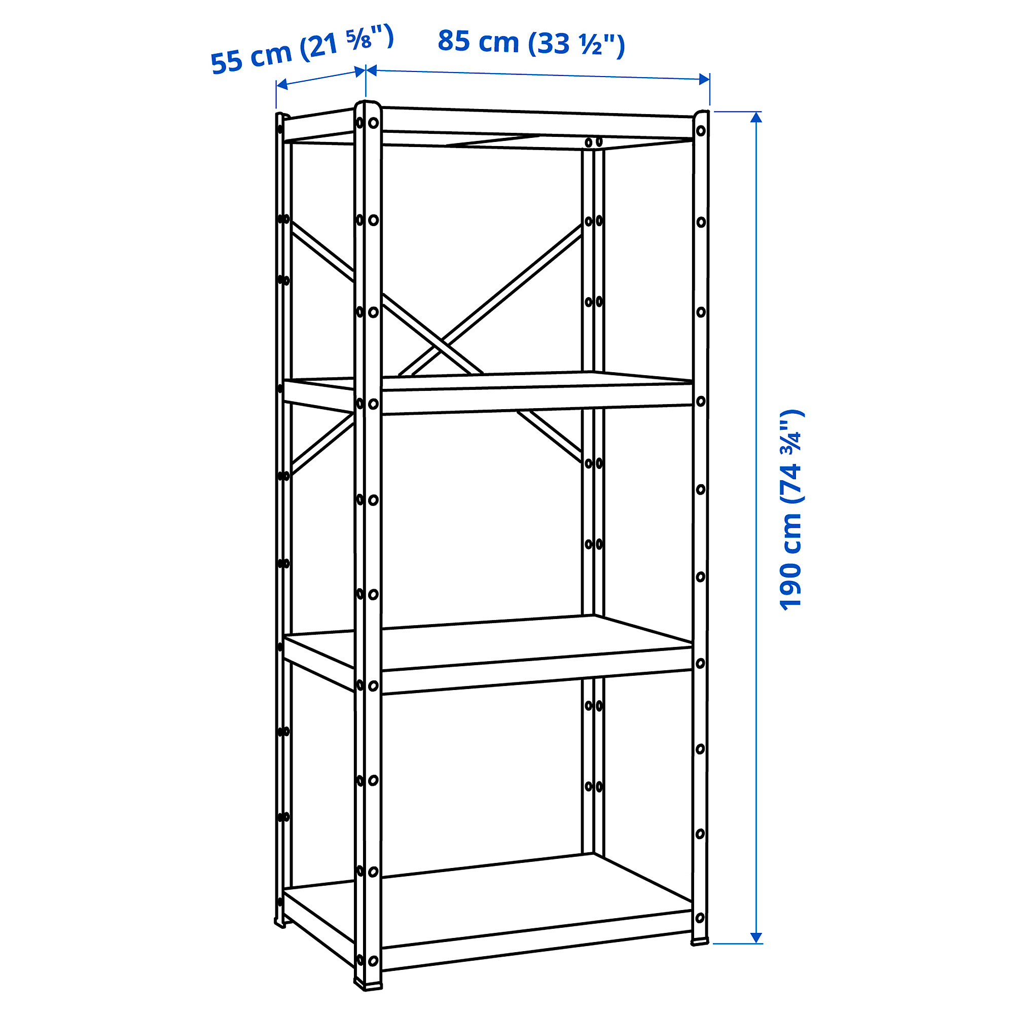 BROR shelving unit