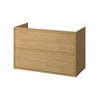 ÄNGSJÖN - wash-stand with drawers, oak effect, 100x48x63 cm | IKEA Taiwan Online - PE924869_S2 