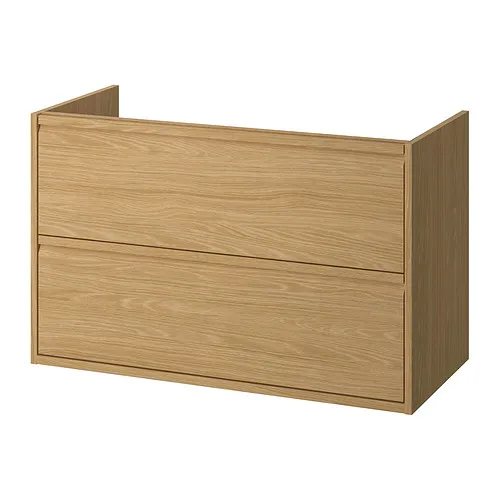 ÄNGSJÖN - 洗臉盆櫃附抽屜, 橡木紋, 100x48x63 公分 | IKEA 線上購物 - PE924869_S4