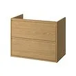 ÄNGSJÖN - 洗臉盆櫃附抽屜，橡木紋，80x48x63 公分 | IKEA 線上購物 - PE924875_S2 