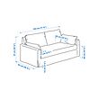 HYLTARP 2-seat sofa
