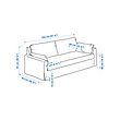 HYLTARP 3-seat sofa
