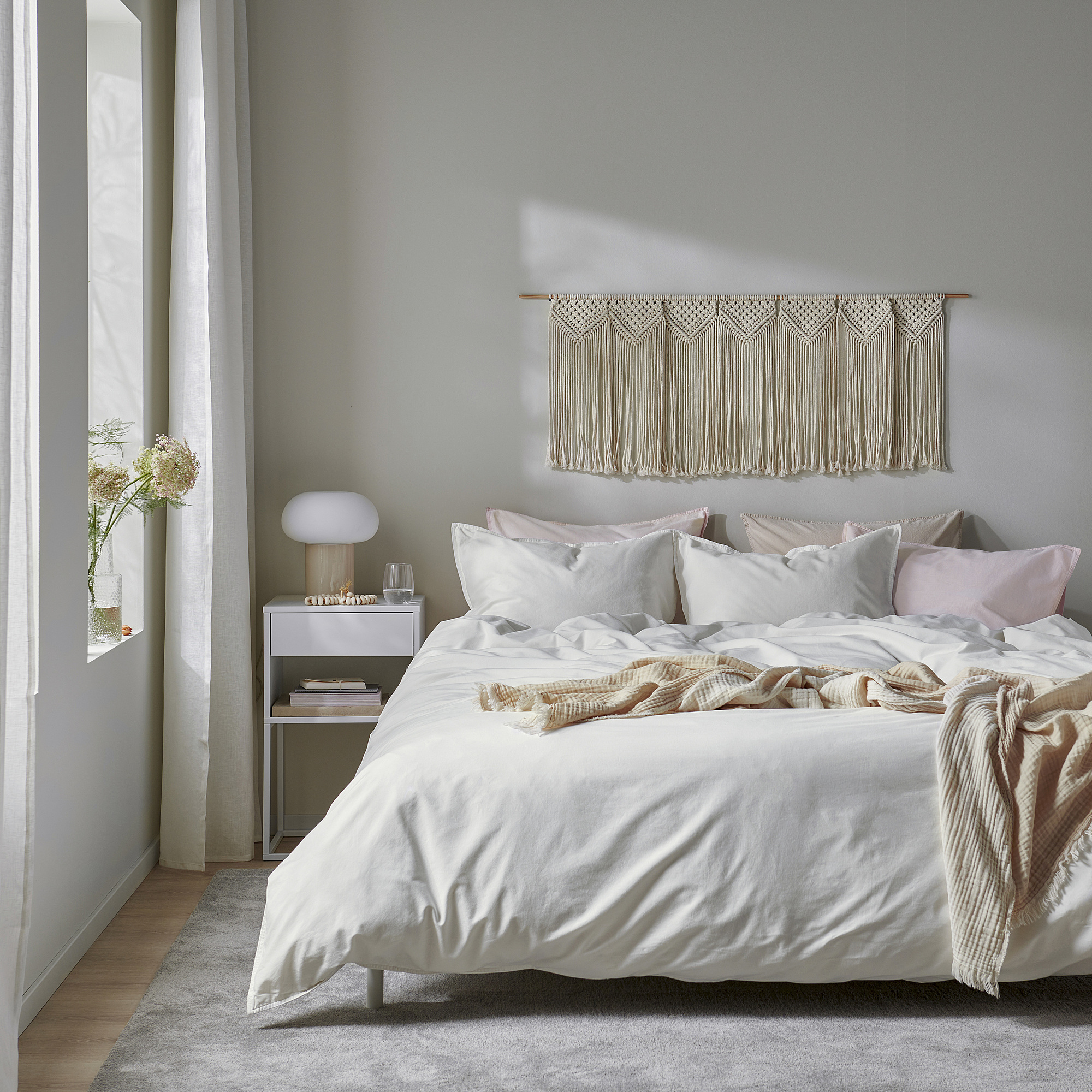 ÄNGSLILJA duvet cover and 2 pillowcases