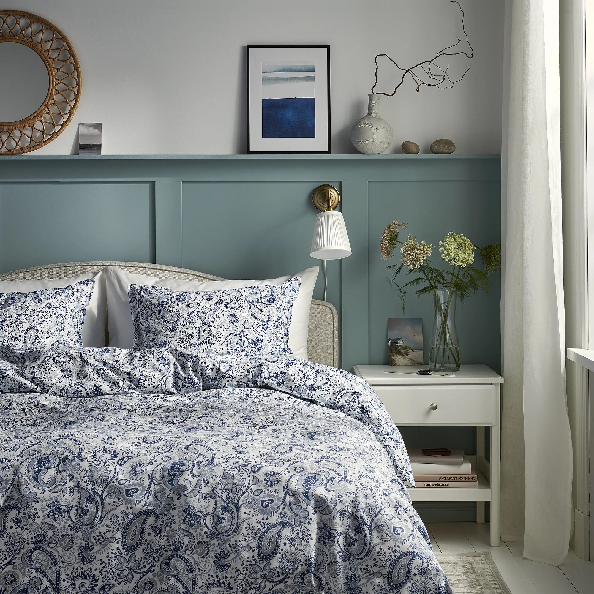 RODGERSIA duvet cover and pillowcase