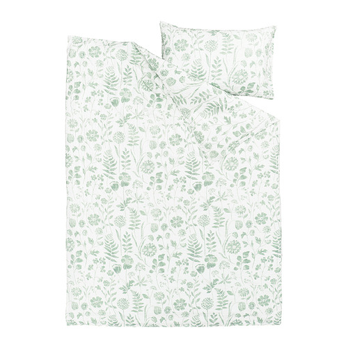 NÅLBJÖRNBÄR duvet cover and pillowcase