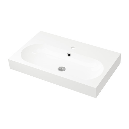 BRÅVIKEN - single wash-basin, white | IKEA Taiwan Online - PE748795_S4