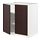 METOD - base cabinet with shelves/2 doors, white Askersund/dark brown ash effect | IKEA Taiwan Online - PE780786_S1