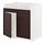 METOD - HAVSEN雙槽水槽底櫃, 白色 Askersund/深棕色 梣木紋 | IKEA 線上購物 - PE780814_S1