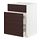 METOD/MAXIMERA - base cab f sink+3 fronts/2 drawers, white Askersund/dark brown ash effect | IKEA Taiwan Online - PE780812_S1