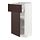METOD/MAXIMERA - base cabinet with drawer/door, white Askersund/dark brown ash effect | IKEA Taiwan Online - PE780785_S1