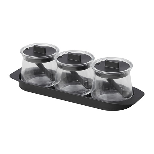 CELEBRERA - 3-piece spice jar set, glass | IKEA Taiwan Online - PE804564_S4