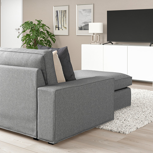 KIVIK 3-seat sofa with chaise longue