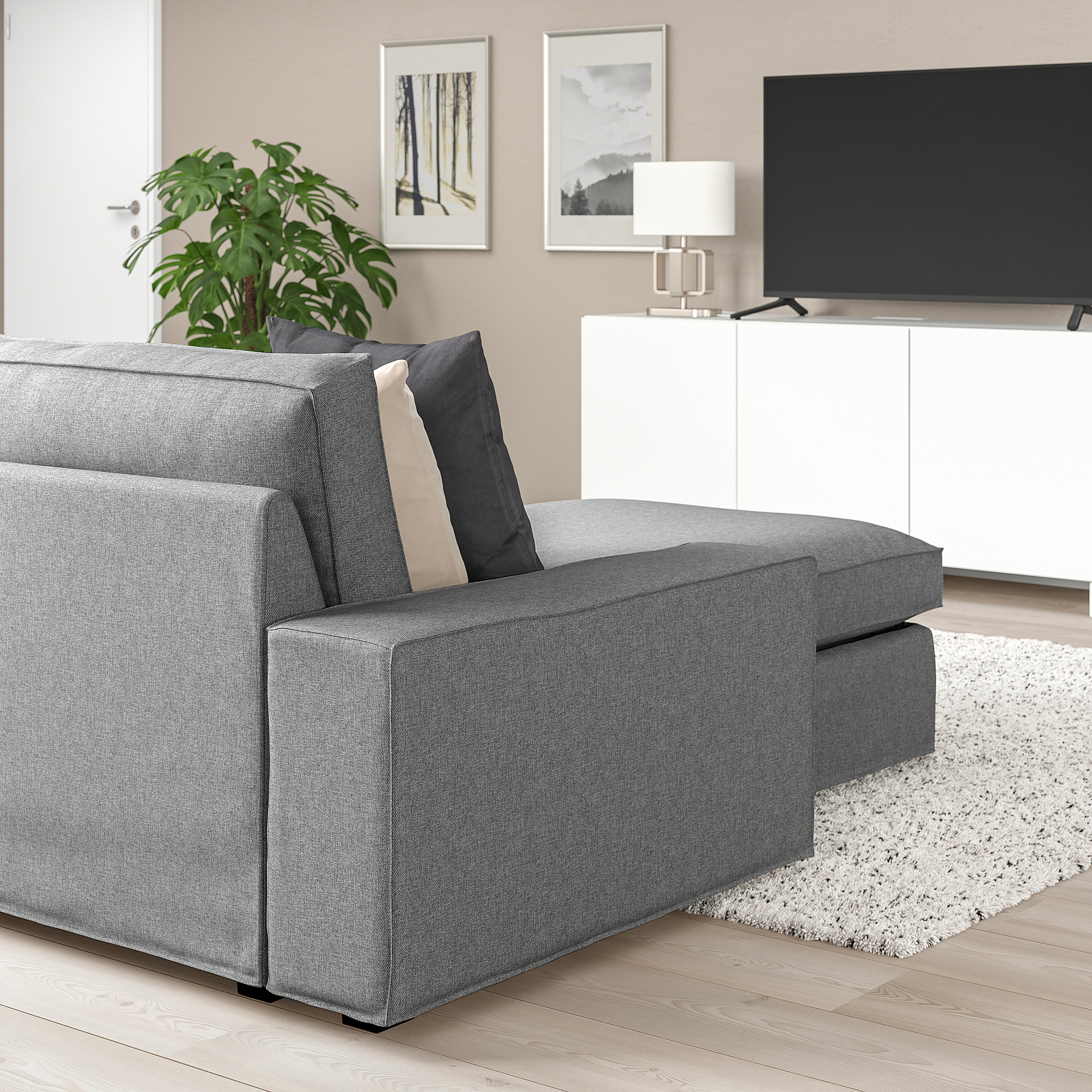 KIVIK 4-seat sofa with chaise longue