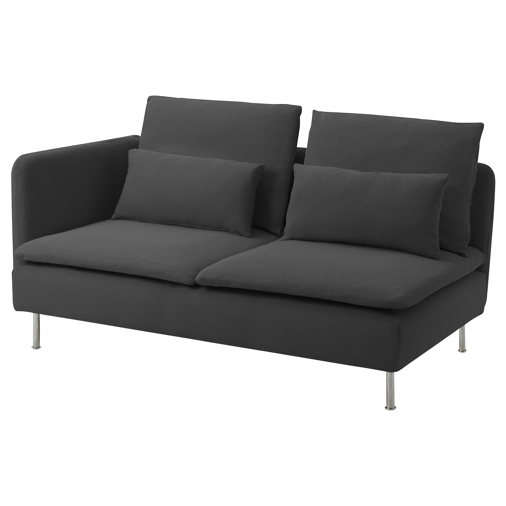 SÖDERHAMN compact 3-seat sofa with open end