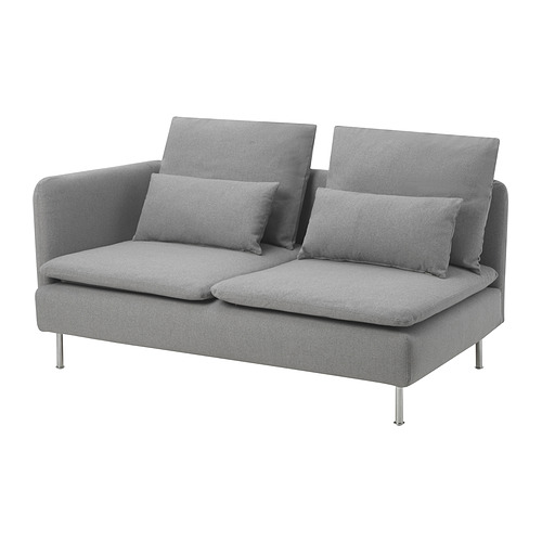 SÖDERHAMN compact 3-seat sofa with open end