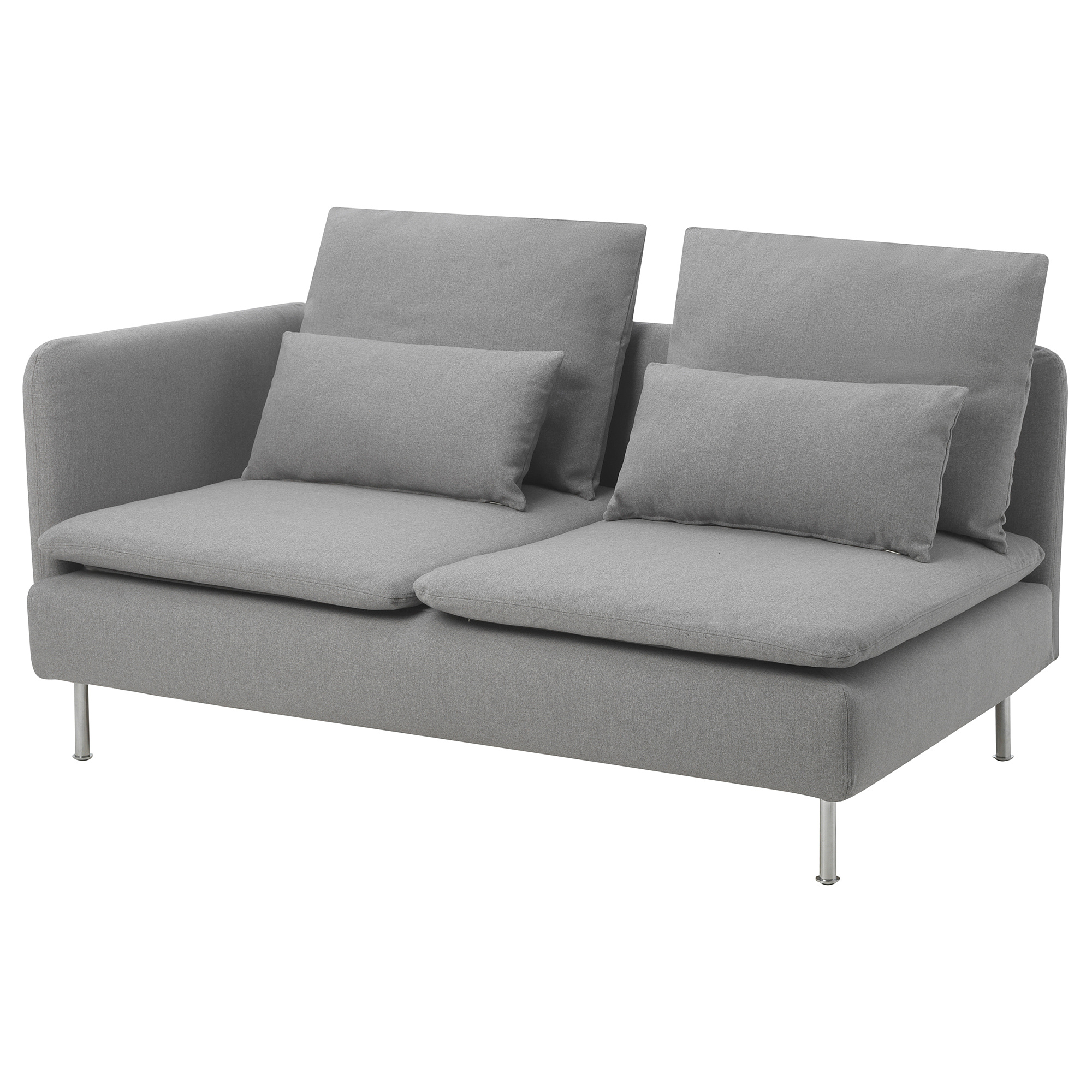 SÖDERHAMN compact 3-seat sofa with open end