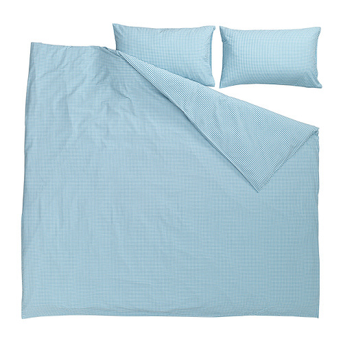 WEYMOUTHTALL duvet cover and 2 pillowcases