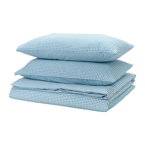 WEYMOUTHTALL duvet cover and 2 pillowcases