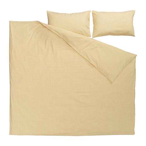 WEYMOUTHTALL duvet cover and 2 pillowcases