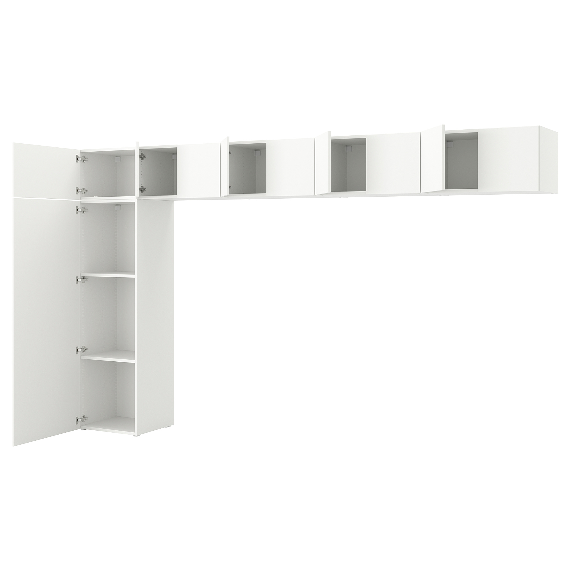 PLATSA wardrobe w 10 doors