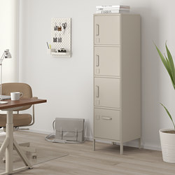 IDÅSEN - high cabinet with drawer and doors, dark grey | IKEA Taiwan Online - PE831812_S3