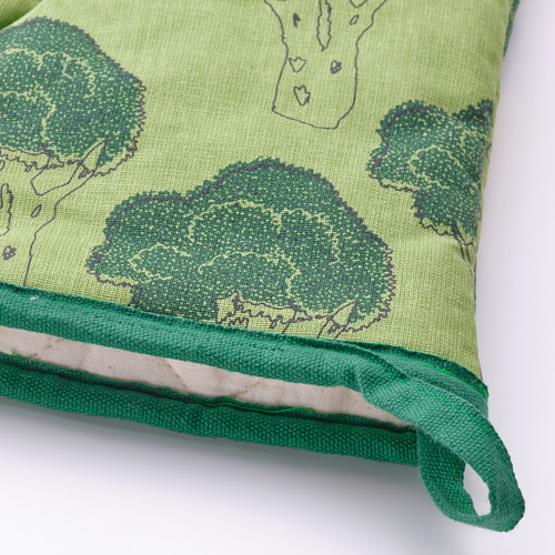 TORVFLY - oven glove, patterned/green | IKEA Taiwan Online - PE804610_S4