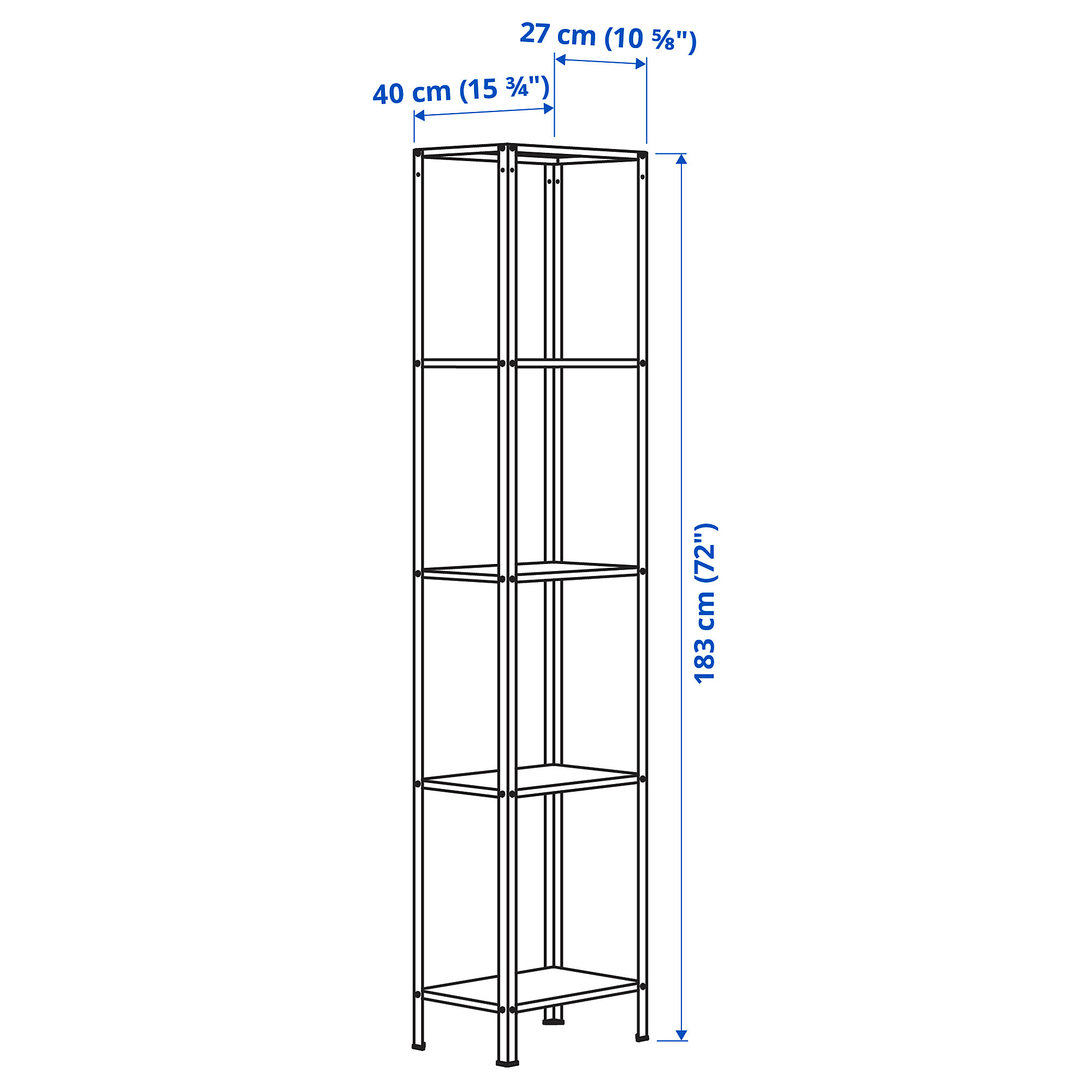 HYLLIS shelving unit