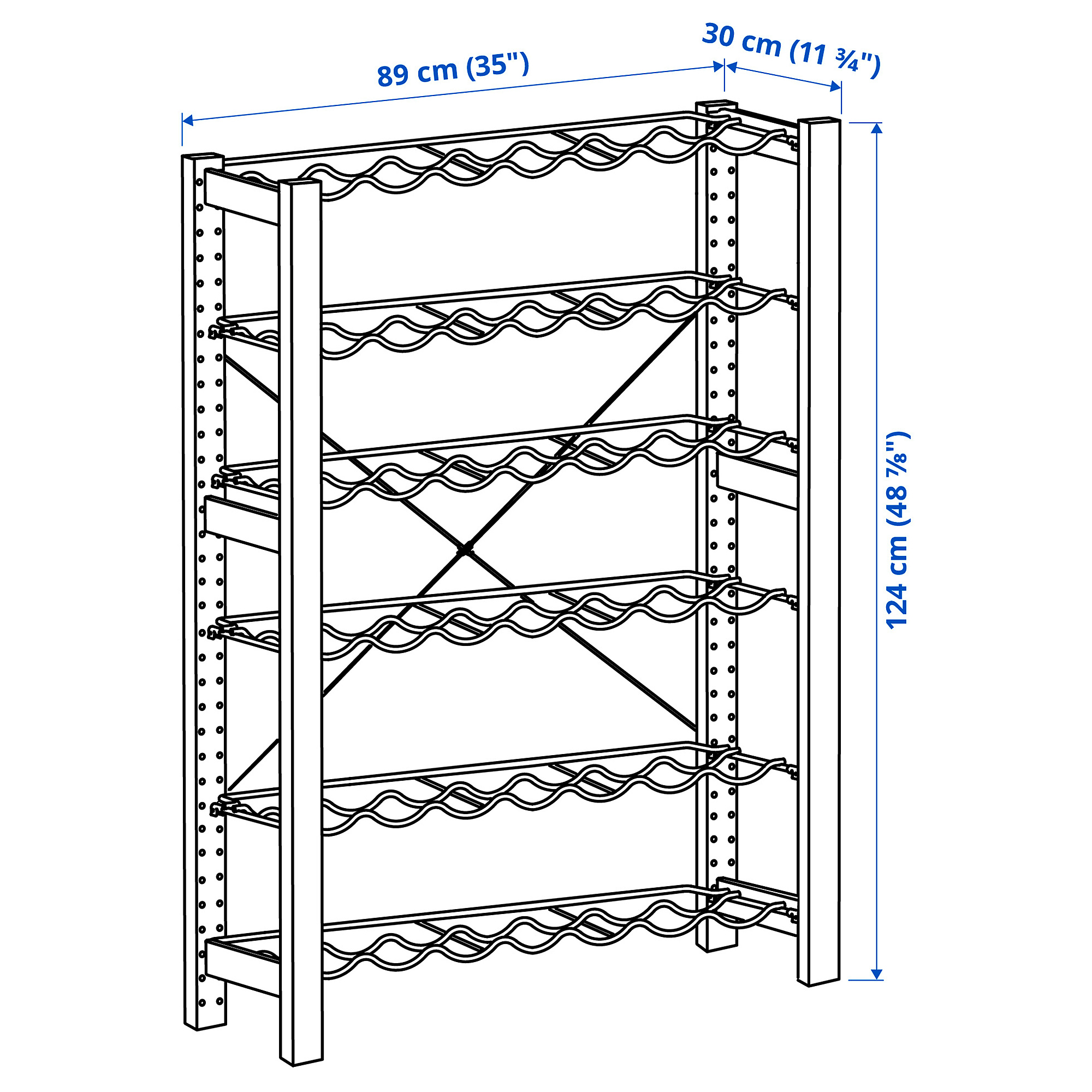 IVAR 1 section/bottle racks