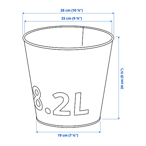 ÅKERBÄR plant pot