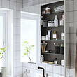 LETTAN mirror cabinet with doors