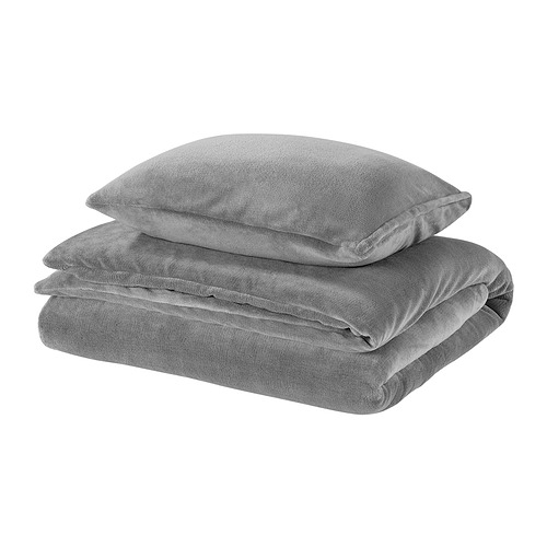 KRANSSALVIA duvet cover and pillowcase