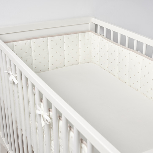 LENAST bumper pad dotted white grey IKEA Taiwan Online