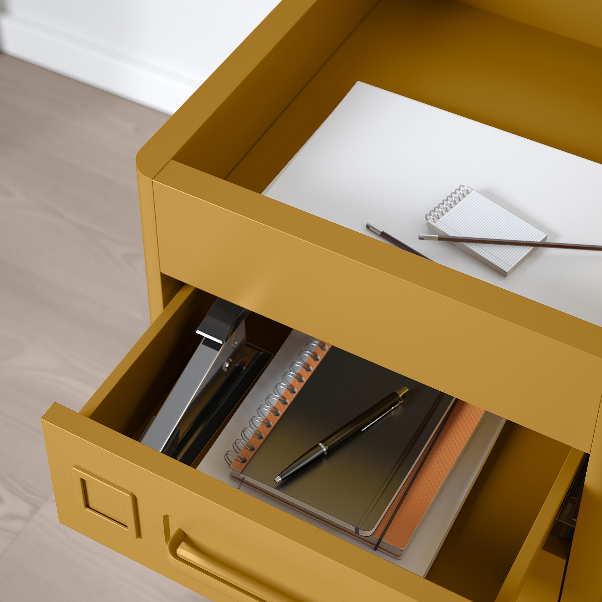 IDÅSEN drawer unit with smart lock