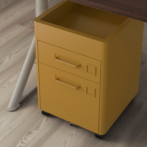 IDÅSEN drawer unit on castors