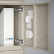 IDÅSEN high cabinet with drawer and doors