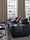 VIMLE - 三人座沙發, 有寬敞扶手/Saxemara 黑藍色 | IKEA 線上購物 - PH178074_S1