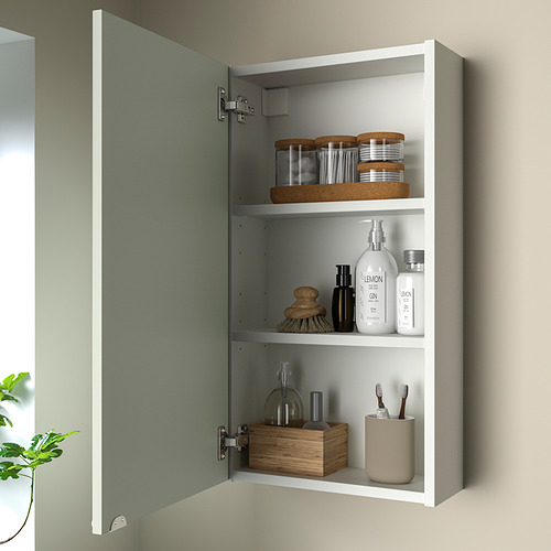 ENHET wall cb w 2 shlvs/door